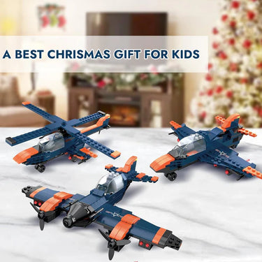 3 IN 1 COGO MAN CREATOR JET PLANE TO HELICOPTER